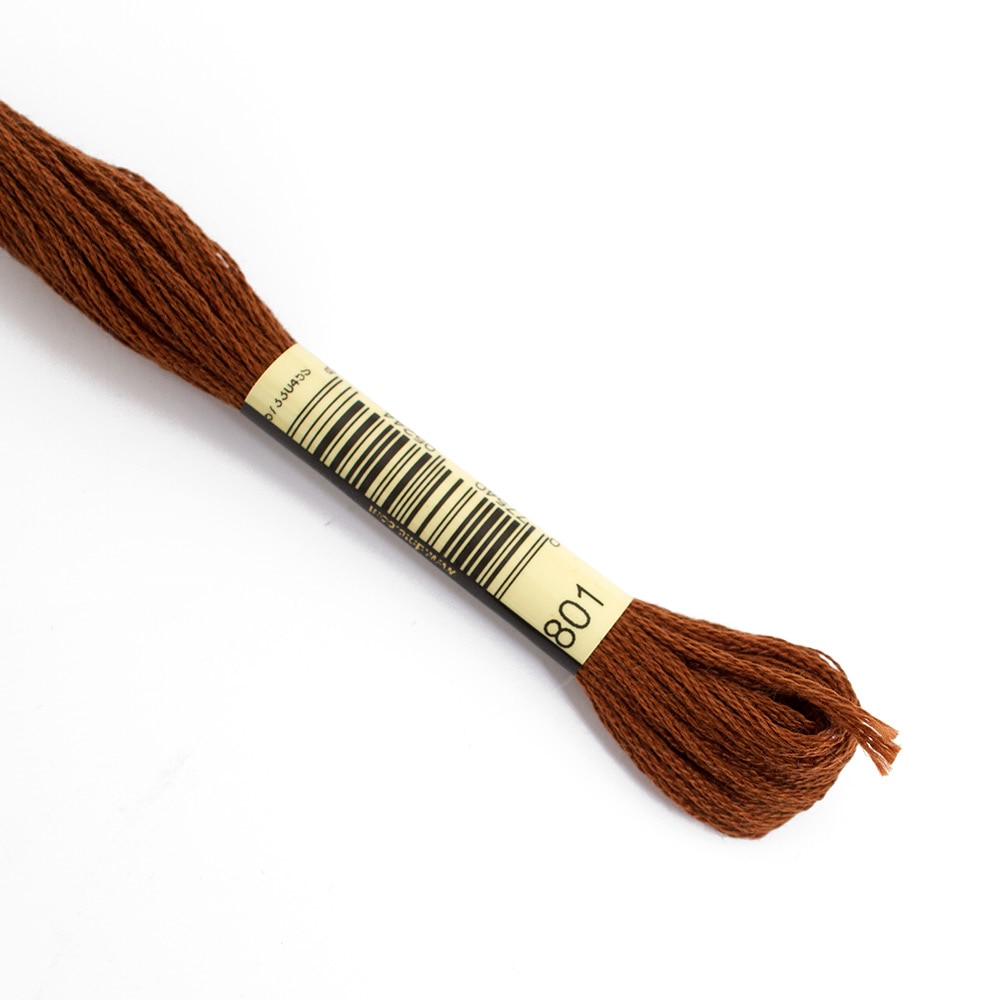 DMC, Embroidery Floss, 6 Strand, Dark Coffee Brown